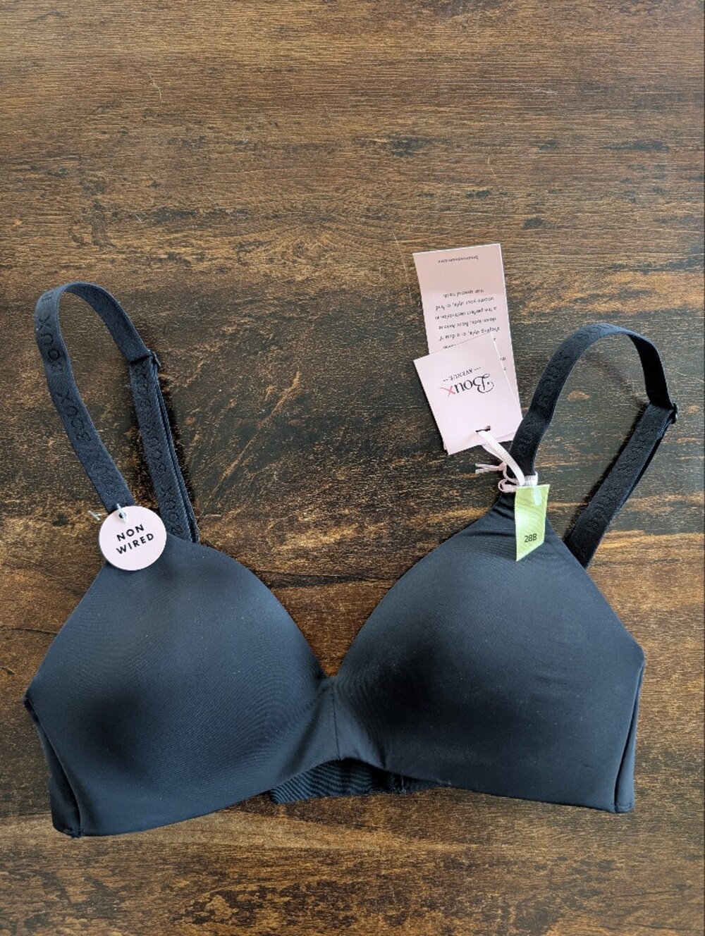 Boux Avenue Black Non Wired Plunge Bra